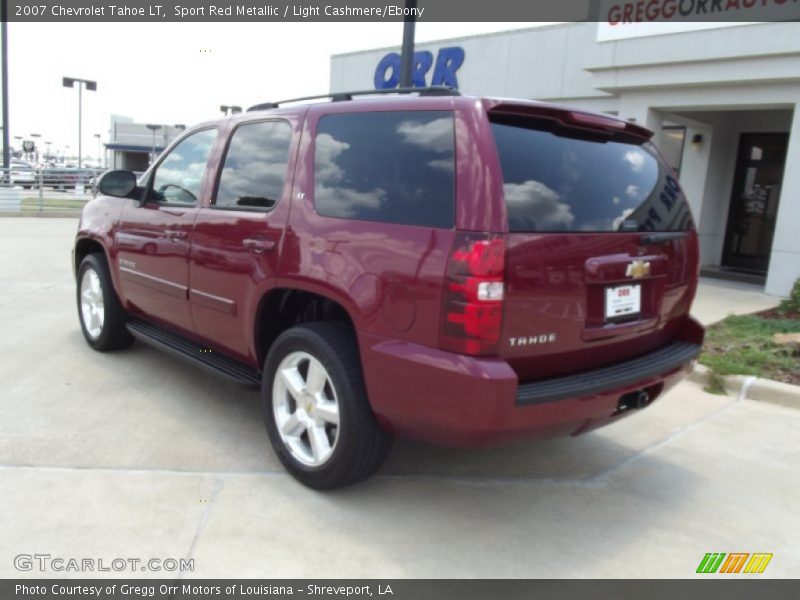Sport Red Metallic / Light Cashmere/Ebony 2007 Chevrolet Tahoe LT