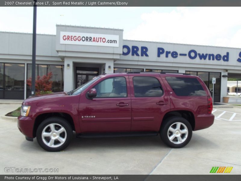 Sport Red Metallic / Light Cashmere/Ebony 2007 Chevrolet Tahoe LT