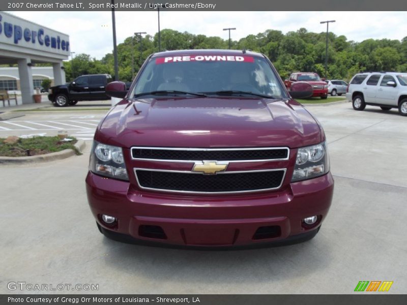 Sport Red Metallic / Light Cashmere/Ebony 2007 Chevrolet Tahoe LT
