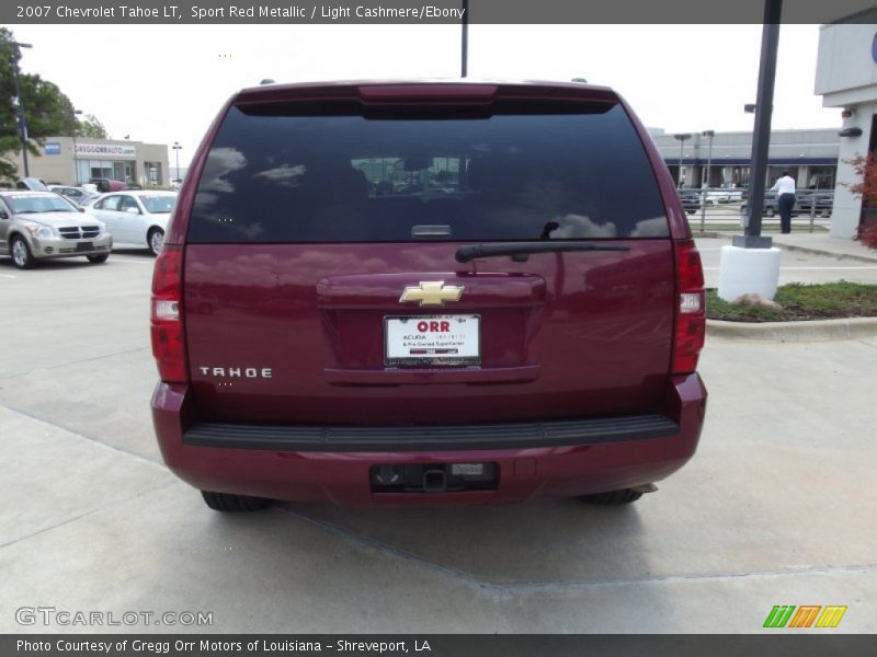 Sport Red Metallic / Light Cashmere/Ebony 2007 Chevrolet Tahoe LT