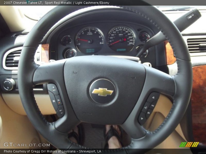 Sport Red Metallic / Light Cashmere/Ebony 2007 Chevrolet Tahoe LT