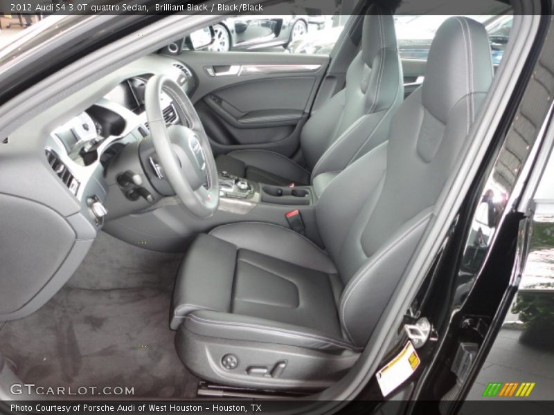  2012 S4 3.0T quattro Sedan Black/Black Interior