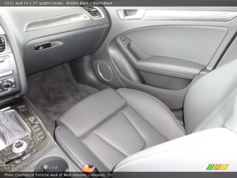 Brilliant Black / Black/Black 2012 Audi S4 3.0T quattro Sedan