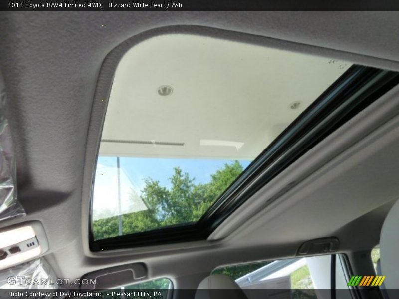 Blizzard White Pearl / Ash 2012 Toyota RAV4 Limited 4WD