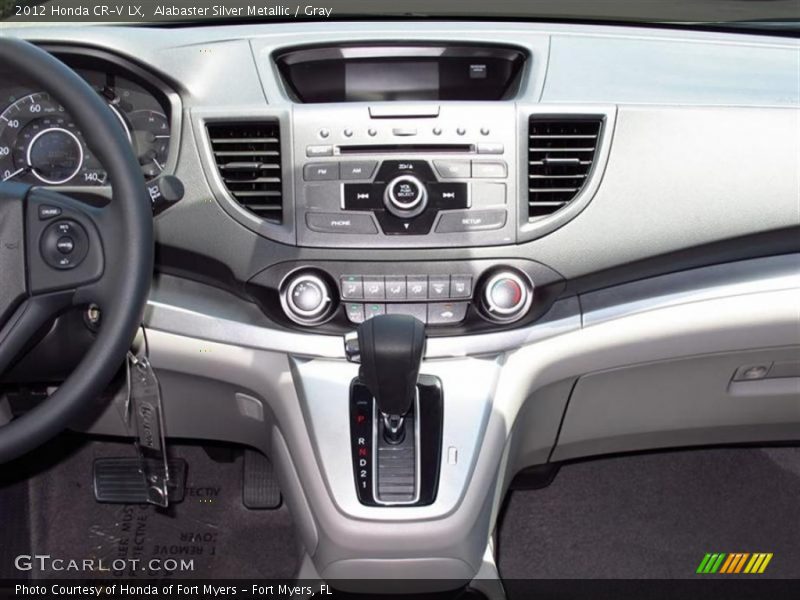 Alabaster Silver Metallic / Gray 2012 Honda CR-V LX