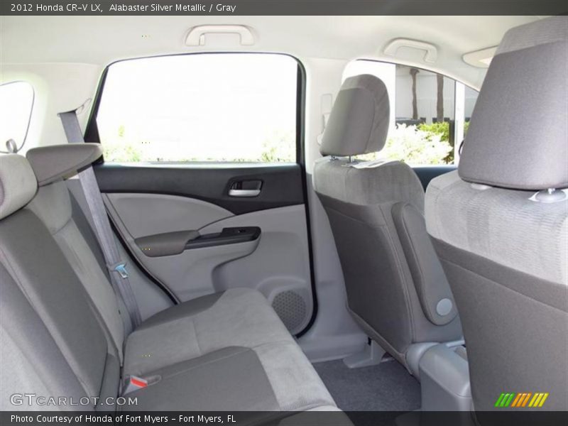 Alabaster Silver Metallic / Gray 2012 Honda CR-V LX