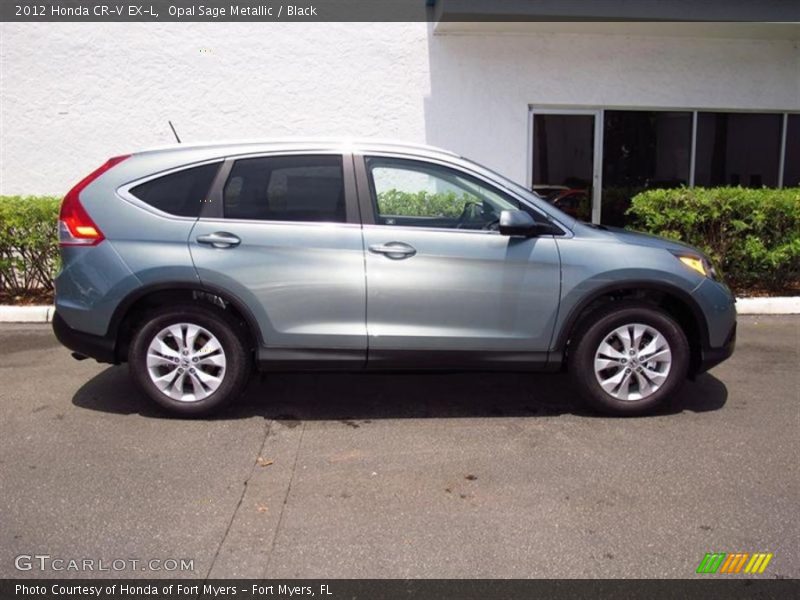 Opal Sage Metallic / Black 2012 Honda CR-V EX-L