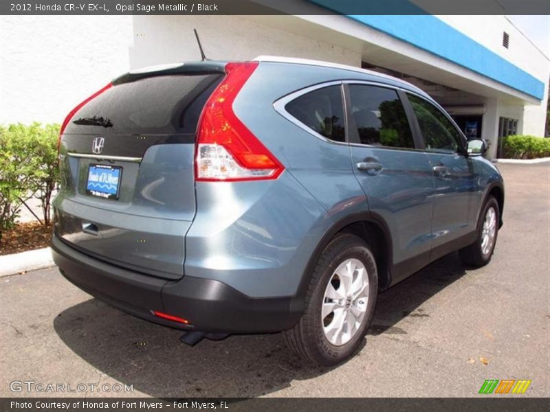 Opal Sage Metallic / Black 2012 Honda CR-V EX-L