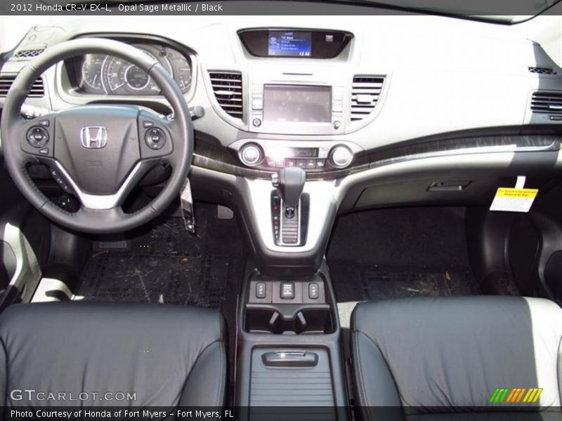 Opal Sage Metallic / Black 2012 Honda CR-V EX-L