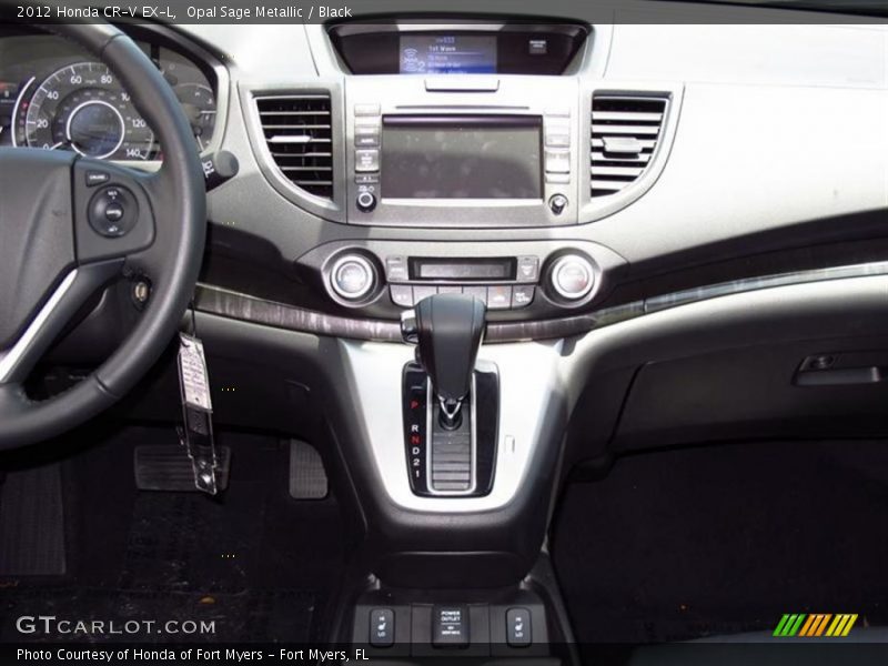 Opal Sage Metallic / Black 2012 Honda CR-V EX-L