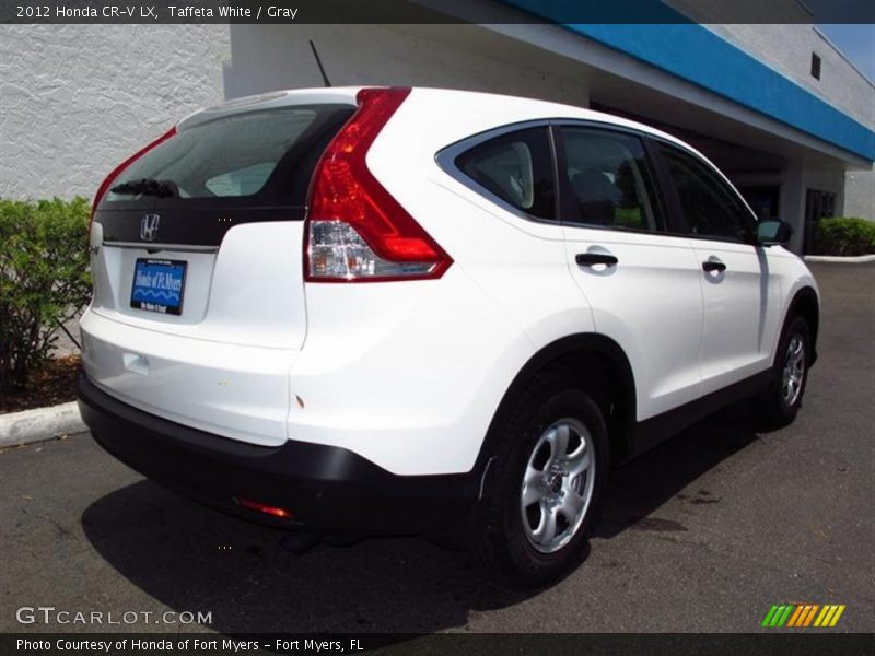Taffeta White / Gray 2012 Honda CR-V LX