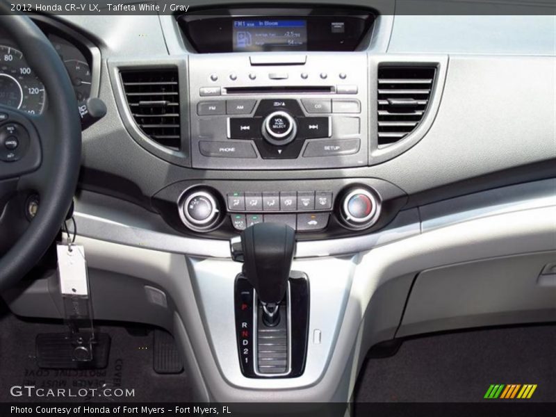 Taffeta White / Gray 2012 Honda CR-V LX