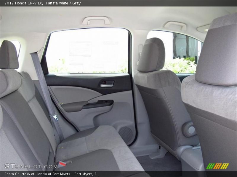 Taffeta White / Gray 2012 Honda CR-V LX