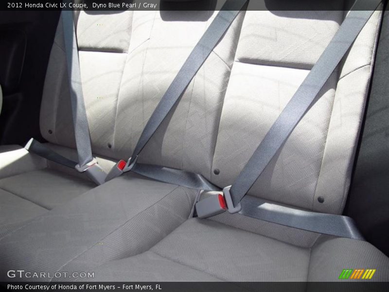 Dyno Blue Pearl / Gray 2012 Honda Civic LX Coupe