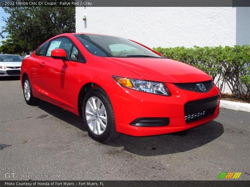 Front 3/4 View of 2012 Civic EX Coupe