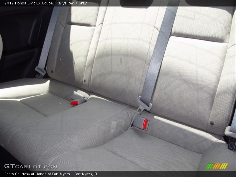 Rallye Red / Gray 2012 Honda Civic EX Coupe