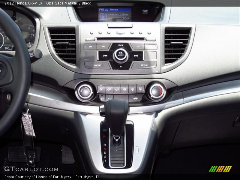 Opal Sage Metallic / Black 2012 Honda CR-V LX