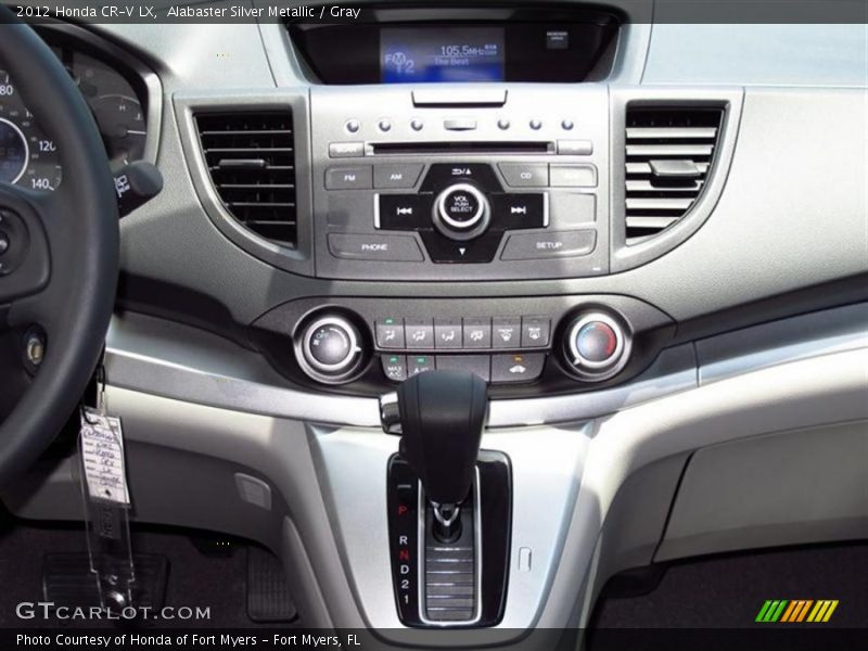 Alabaster Silver Metallic / Gray 2012 Honda CR-V LX