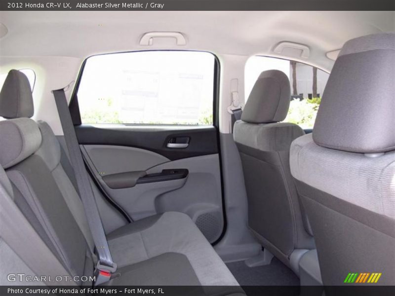 Alabaster Silver Metallic / Gray 2012 Honda CR-V LX