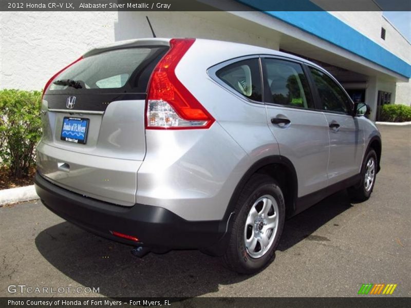Alabaster Silver Metallic / Gray 2012 Honda CR-V LX