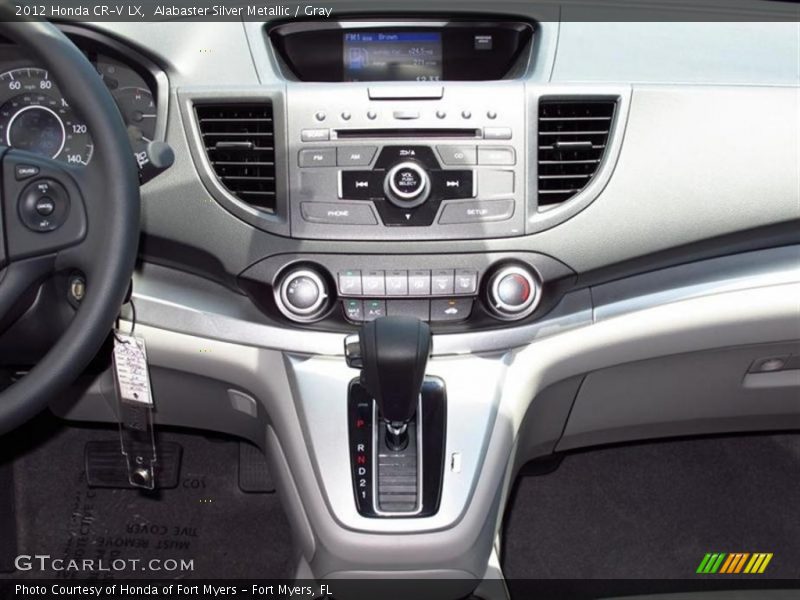 Alabaster Silver Metallic / Gray 2012 Honda CR-V LX