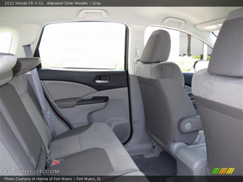 Alabaster Silver Metallic / Gray 2012 Honda CR-V LX