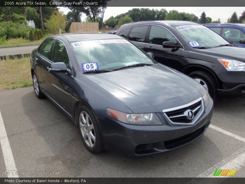 Carbon Gray Pearl / Quartz 2005 Acura TSX Sedan