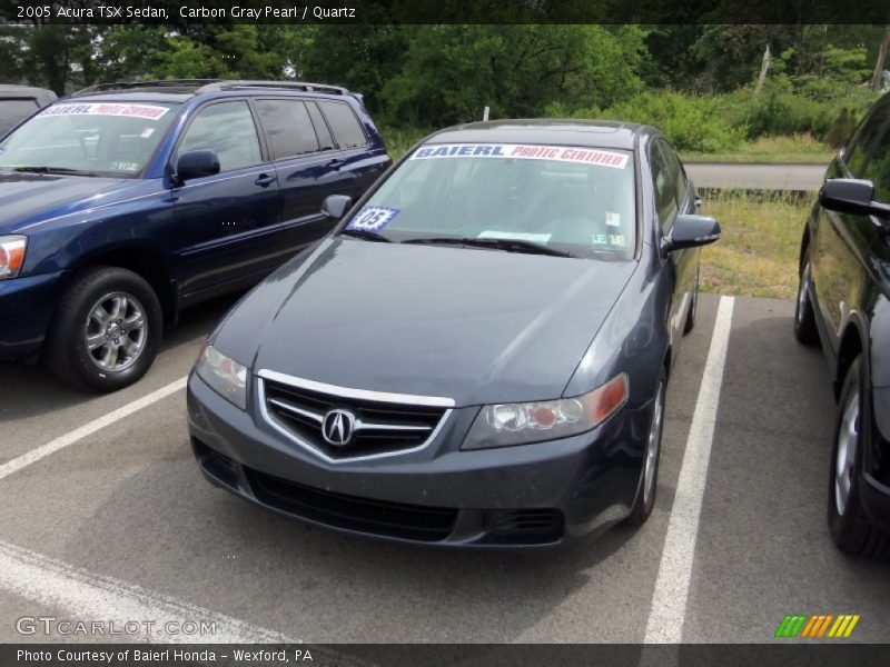 Carbon Gray Pearl / Quartz 2005 Acura TSX Sedan