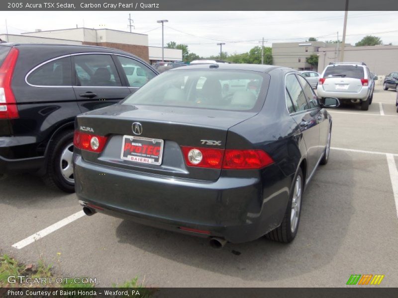 Carbon Gray Pearl / Quartz 2005 Acura TSX Sedan