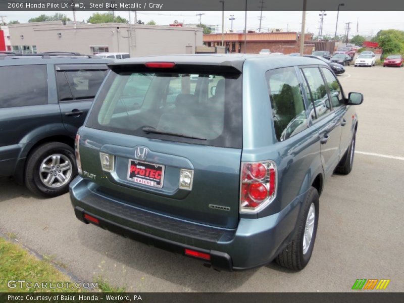 Steel Blue Metallic / Gray 2006 Honda Pilot LX 4WD