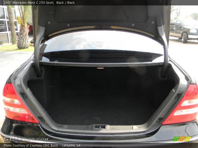 Black / Black 2007 Mercedes-Benz C 230 Sport