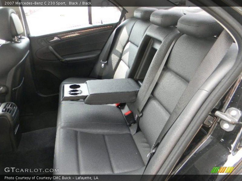 Black / Black 2007 Mercedes-Benz C 230 Sport