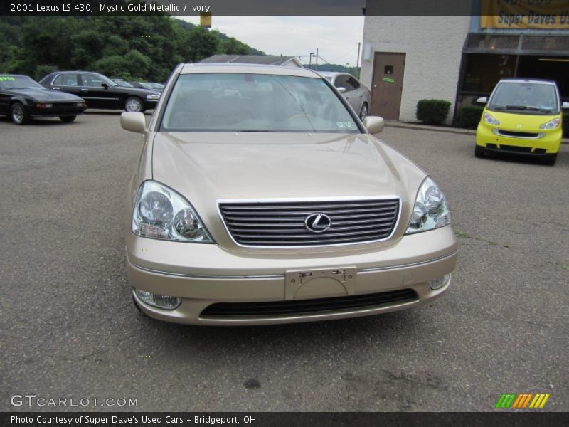 Mystic Gold Metallic / Ivory 2001 Lexus LS 430