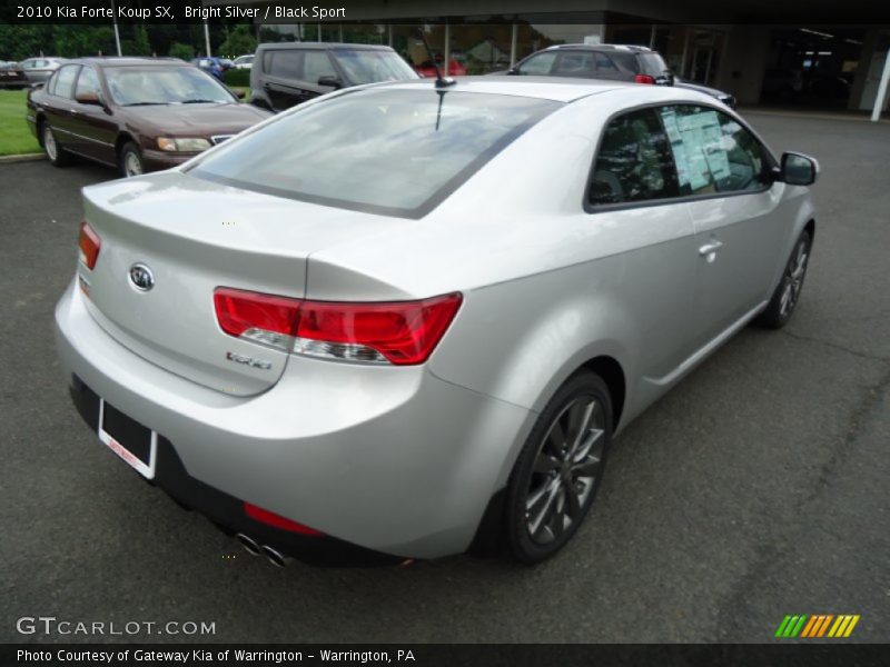 Bright Silver / Black Sport 2010 Kia Forte Koup SX
