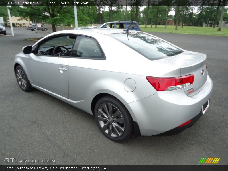 Bright Silver / Black Sport 2010 Kia Forte Koup SX