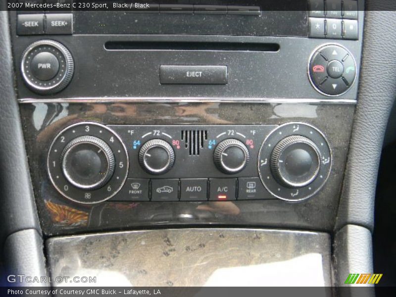 Black / Black 2007 Mercedes-Benz C 230 Sport