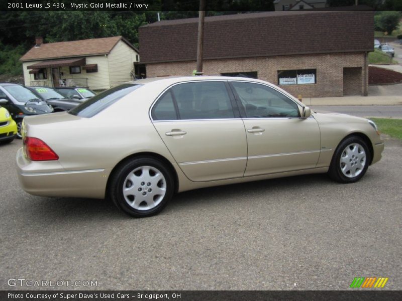 Mystic Gold Metallic / Ivory 2001 Lexus LS 430