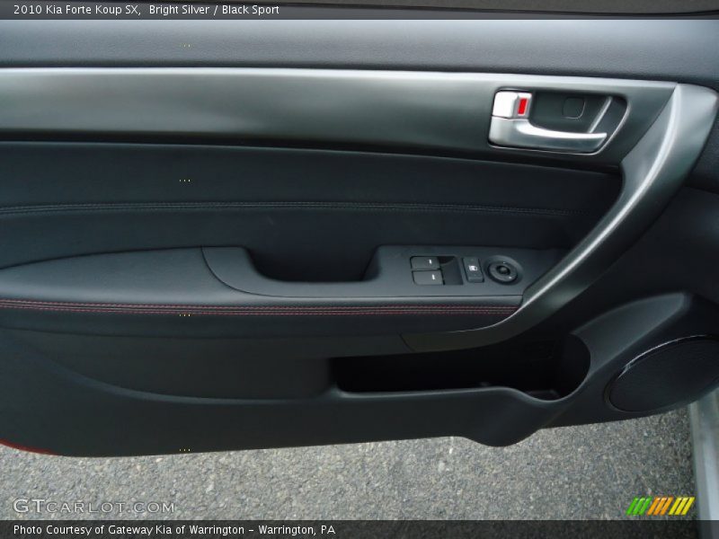 Bright Silver / Black Sport 2010 Kia Forte Koup SX