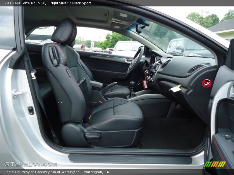  2010 Forte Koup SX Black Sport Interior