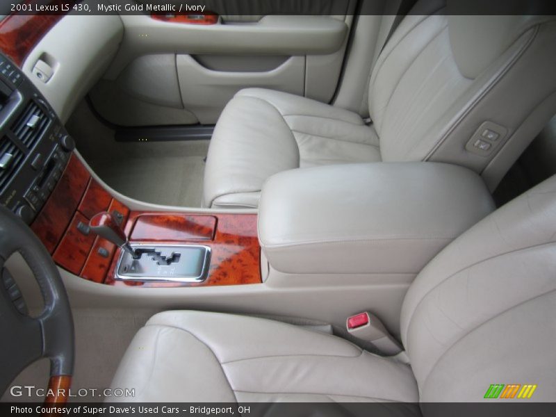 Mystic Gold Metallic / Ivory 2001 Lexus LS 430