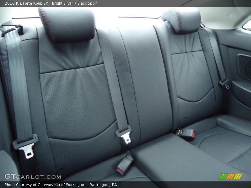 Rear Seat of 2010 Forte Koup SX