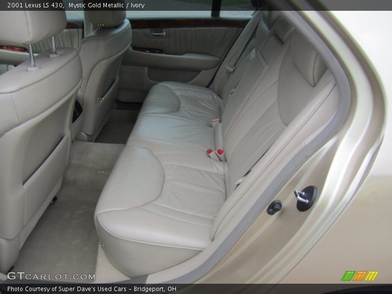 Mystic Gold Metallic / Ivory 2001 Lexus LS 430