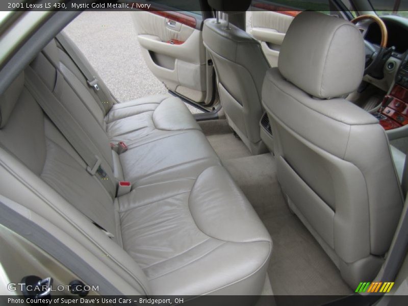 Mystic Gold Metallic / Ivory 2001 Lexus LS 430