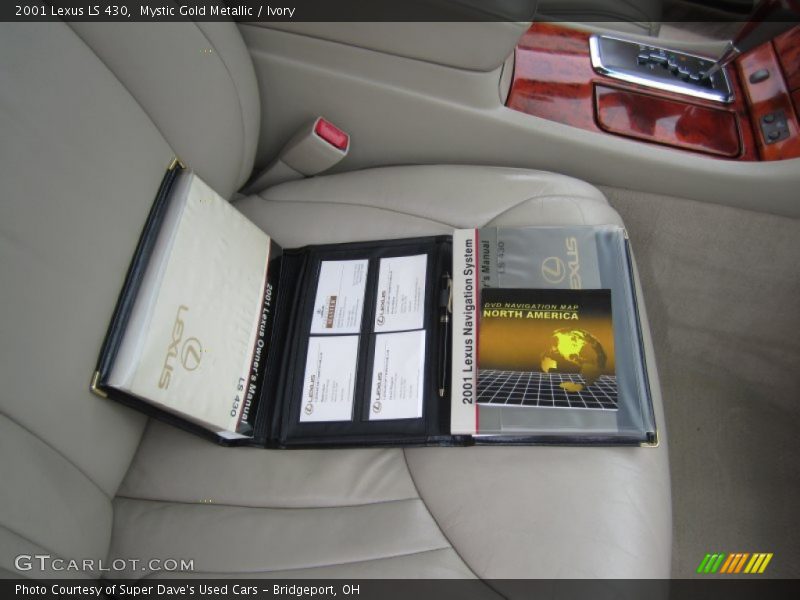 Mystic Gold Metallic / Ivory 2001 Lexus LS 430