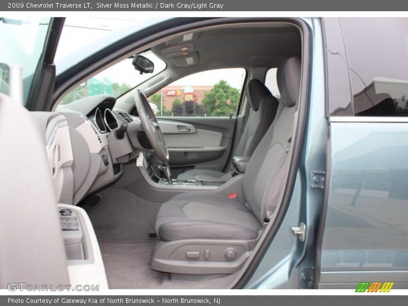 Silver Moss Metallic / Dark Gray/Light Gray 2009 Chevrolet Traverse LT
