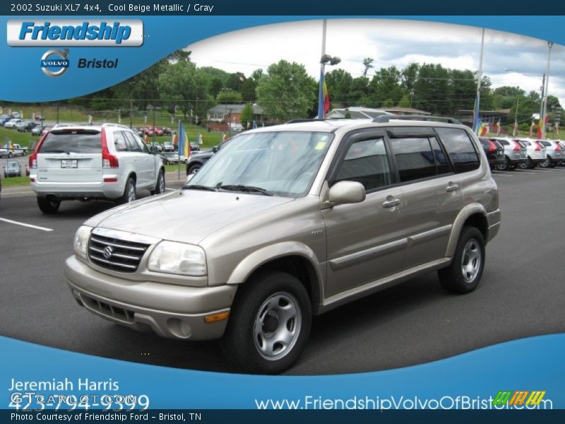 Cool Beige Metallic / Gray 2002 Suzuki XL7 4x4