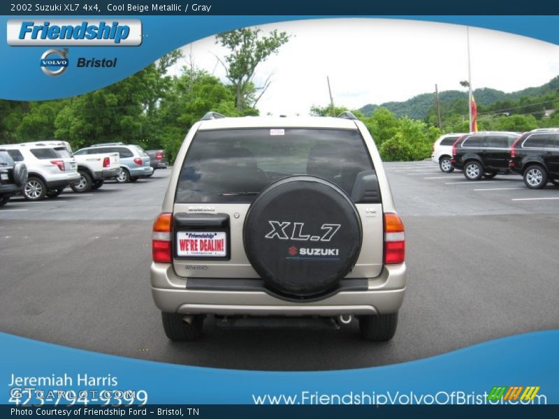 Cool Beige Metallic / Gray 2002 Suzuki XL7 4x4