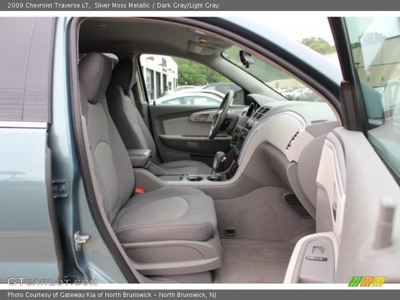 Silver Moss Metallic / Dark Gray/Light Gray 2009 Chevrolet Traverse LT