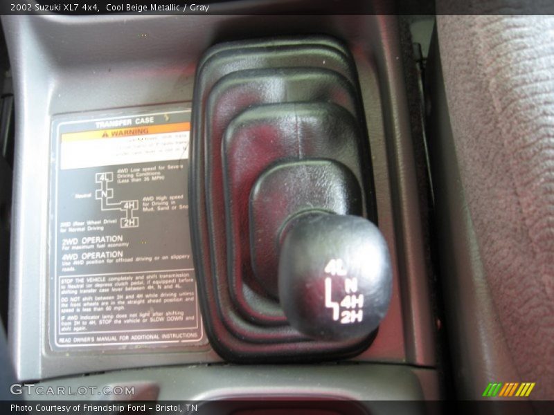 Cool Beige Metallic / Gray 2002 Suzuki XL7 4x4
