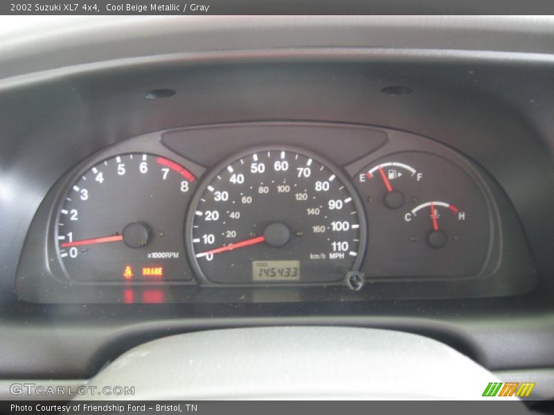 Cool Beige Metallic / Gray 2002 Suzuki XL7 4x4